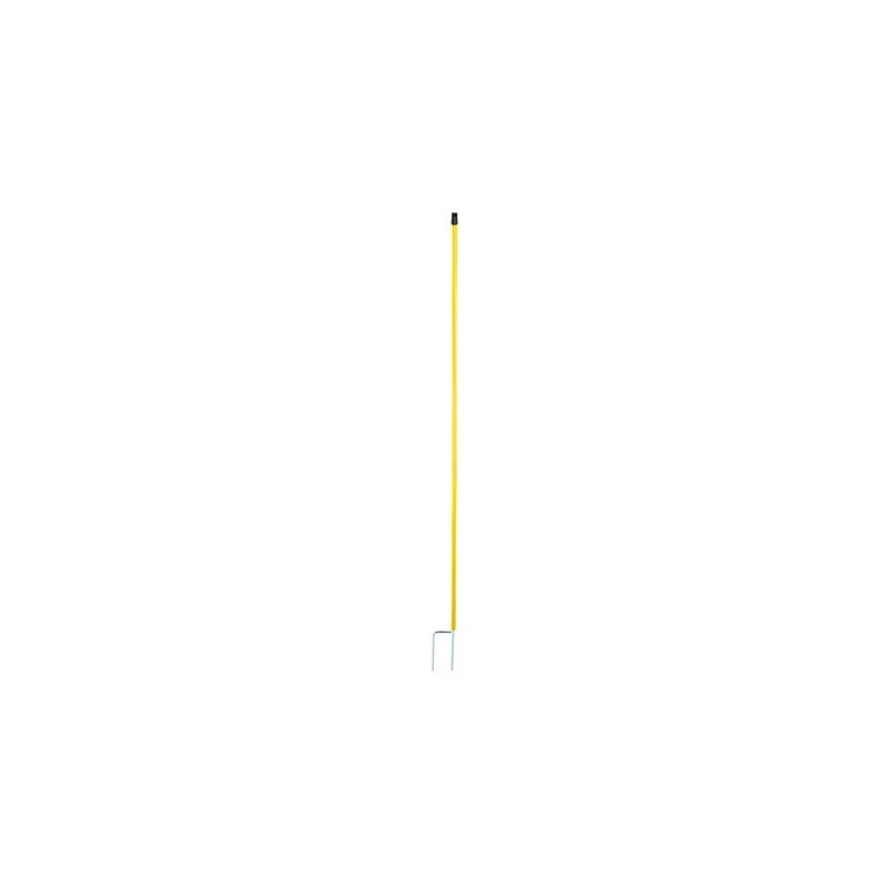 Spare post, double prong, 90 cm, yellow, for sheep net
