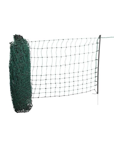 Filet anti-chat 25m, 9 piquets simple pointe