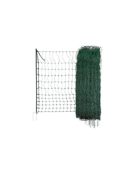 Poultry Net 25 m, green, 112cm single prong,not electrifiable