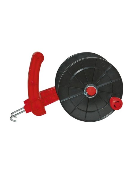 Euro-haspel m. metalen haak, Ø 180 mm