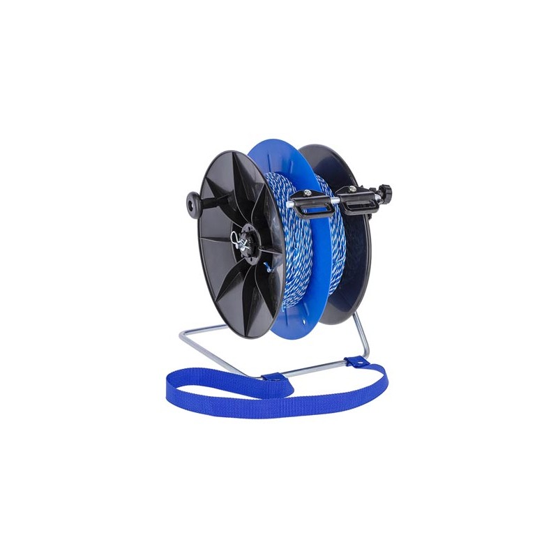 DUO Reel with 2x 250m Polywire Blue/White