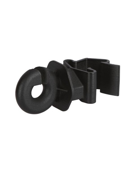 T-Post ring insulator, black, for up to 10 mm, 25 pcs
