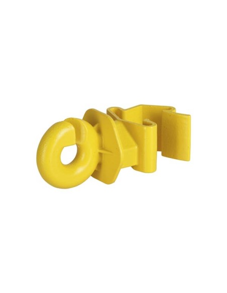 T-Post ring insulator, yellow, for up to 10 mm, 25 pcs