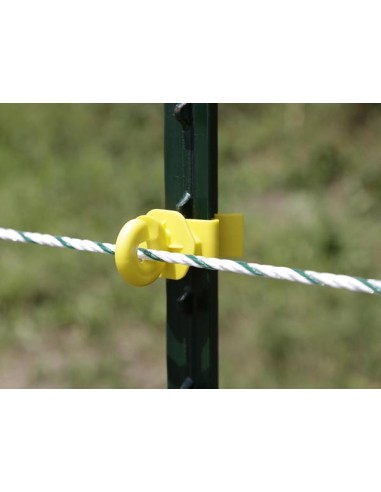 T-Post ring insulator, yellow, for up to 10 mm,...
