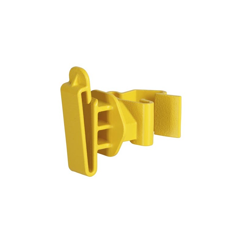 T-Post isolateur ruban clip jaune (25 Pièce)
