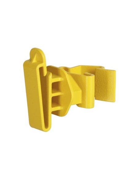 T-Post isolateur ruban clip jaune (25 Pièce)