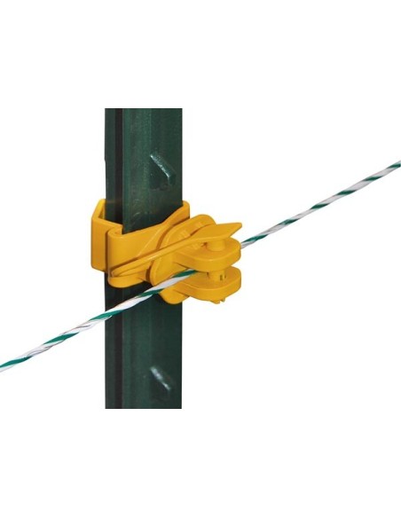 T-Post isolateur PinLock clip noir (25 Pièce)