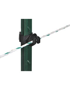 T-Post rope insulator, black, 25 pcs 2