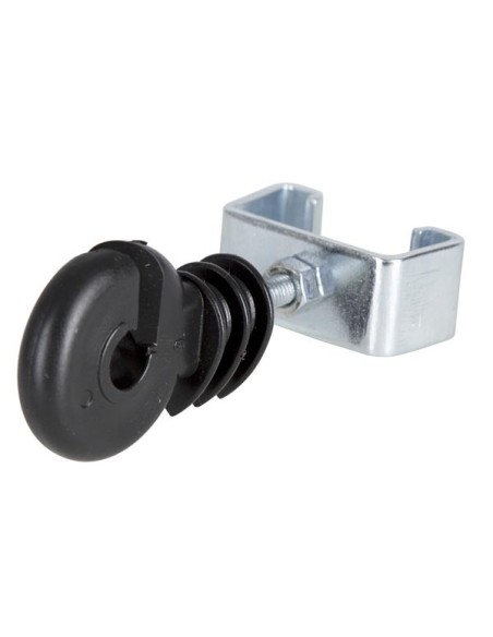 Isolateur noir pour cordelette pour T-Post paquet (4 Pièce)