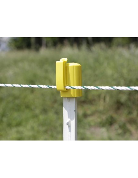 Isolateur de tête T-Post, jaune (10 Pièce)