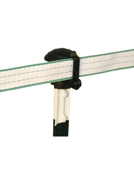 Isolateur de tête pour T-Post noir (10 Pièce)