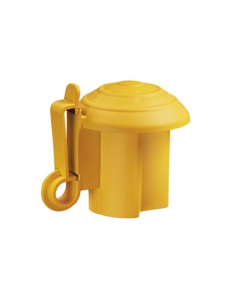 Top insulator T-post, yellow, 10 pcs