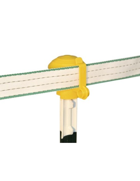 Isolateur de tête pour T-Post jaune (10 Pièce)