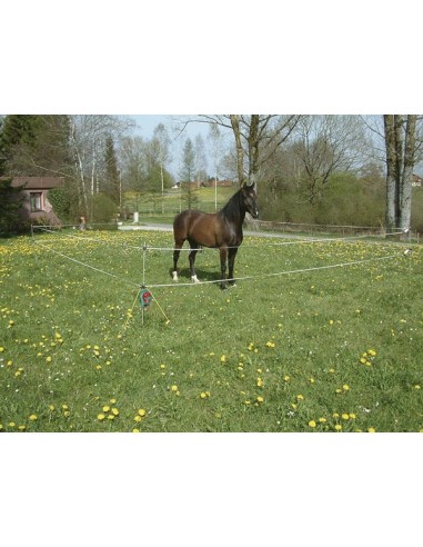 Portable fence kit f. trekking complete with...