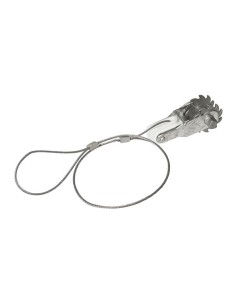 Gear-toothed wire tensioner with integrated insulator