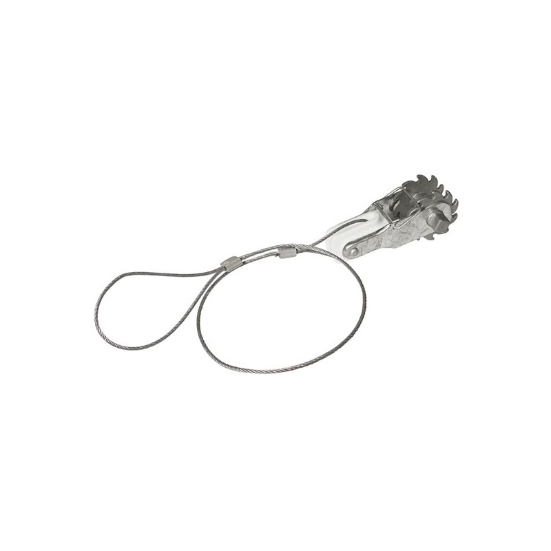Tendeur à roue dentée avec iso intégré et câble métallique
