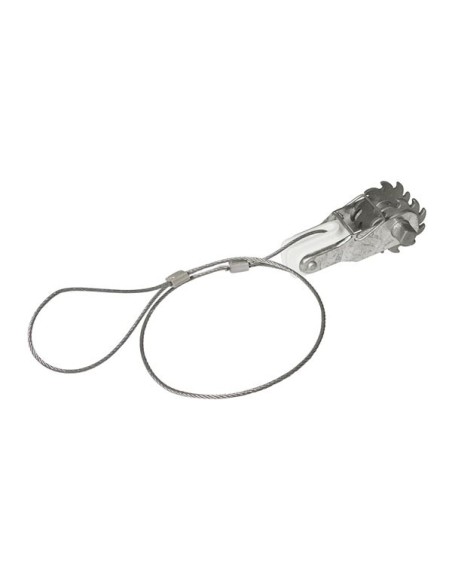 Tendeur à roue dentée avec iso intégré et câble métallique