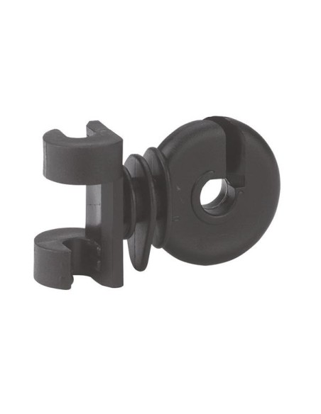 Ring clipisolator kunststof tbv ronde stalen paal (25 stuks)