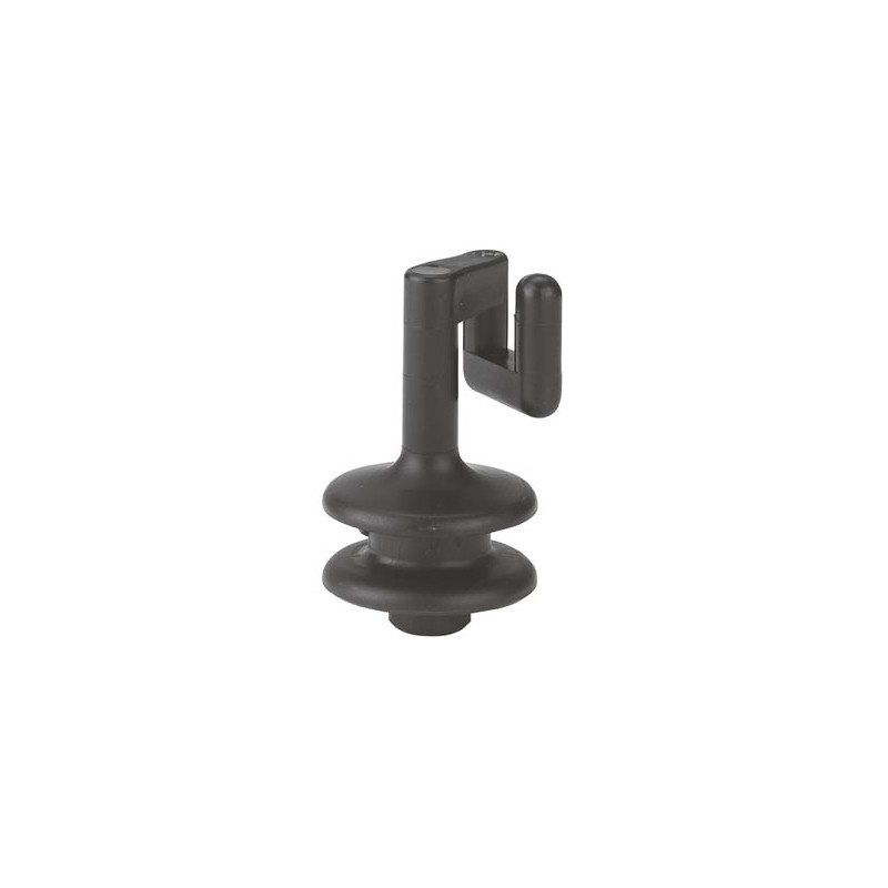 Spare top insulator for round steel post