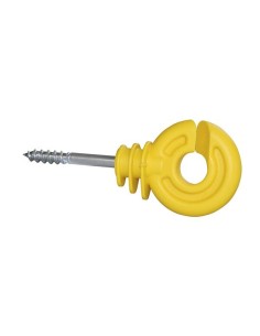 Ring insulator compact, yellow, short support, 25 pcs
