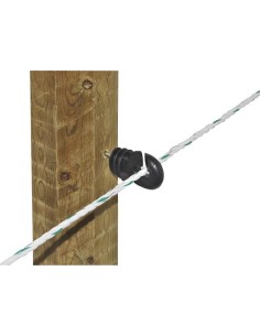 Ring insulator Super BIG black galvanized, 6 mm support,... 2