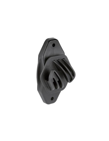 Rope insulator Euro Cord black, 10 pcs