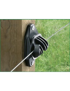 Permanent fencing insulator Highland, black, 10 pcs 2