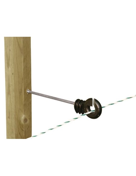 Afstandringisolator rechte steun, 22cm (10 stuks)