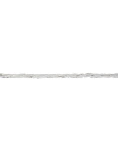 Fencing rope Basic 200 m, Ø 6 mm, white, 6x0,20 Niro 2