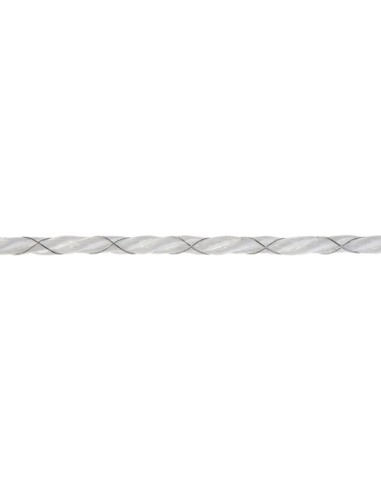 Fencing rope Basic 200 m, Ø 6 mm, white, 2x0,50...