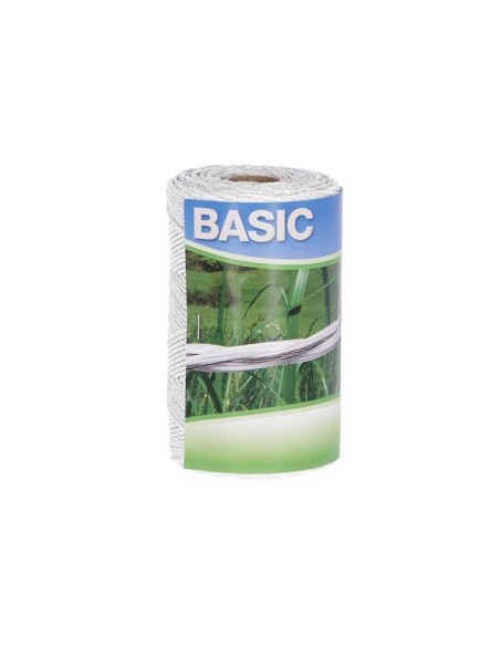 Cordelette 250 m blanc 3x0,16 conduct. acier inox