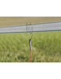 Fence connecting cable heart-shaped clip, 125 cm 2