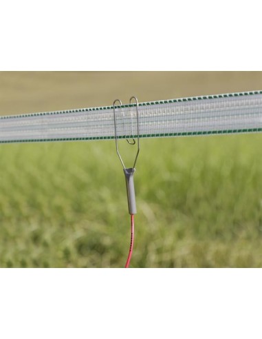 Fence connecting cable heart-shaped clip, 125 cm