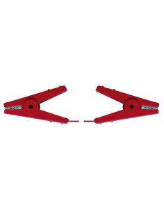 Fence connecting cable with two crocodile clips, 60 cm