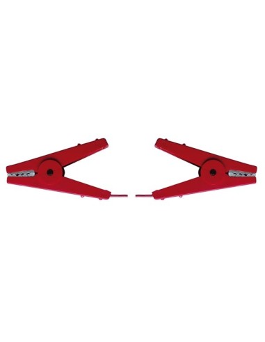 Connexion inter fil 60cm + 2 pinces croco rouges