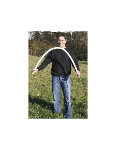 Plastic post Titan 157 cm, white, double step,...