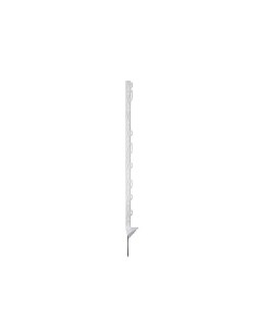 Plastic post Titan Plus 110cm, white, reinforced step, 5 pcs