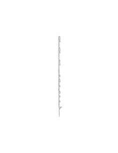 Plastic post Titan Plus 155cm, white, reinforced step, 5 pcs