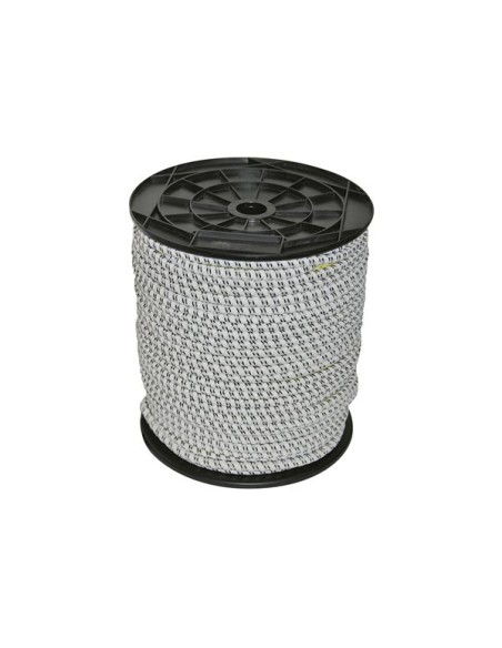 Elastisch schrikdraadkoord 50m, 7 mm, 3 x 0,30mm rvs