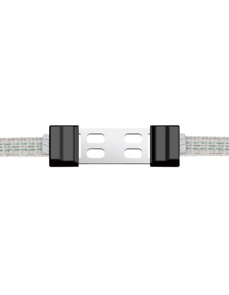 Tape connector Litzclip for 12,5 mm tapes, inox, 5 pcs