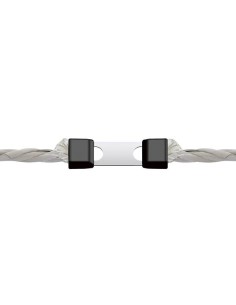 Rope connector Litzclip for Ø 6 mm ropes, inox, 5 pcs