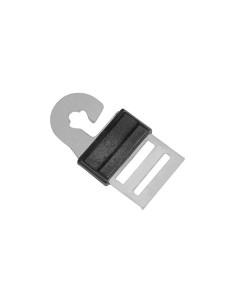 Gate handle connector Litzclip for 10/20 mm tapes, inox,... 2