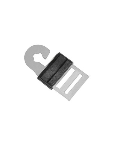 Poortgreepverbinder Litzclip 20 mm, rvs, 4 stuks