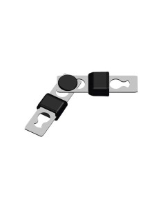 Litzclip rope connector 6 mm, Safety-Link, 6pcs.