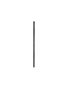 Recycling post cross-profile, grey, 70x70x2000 mm