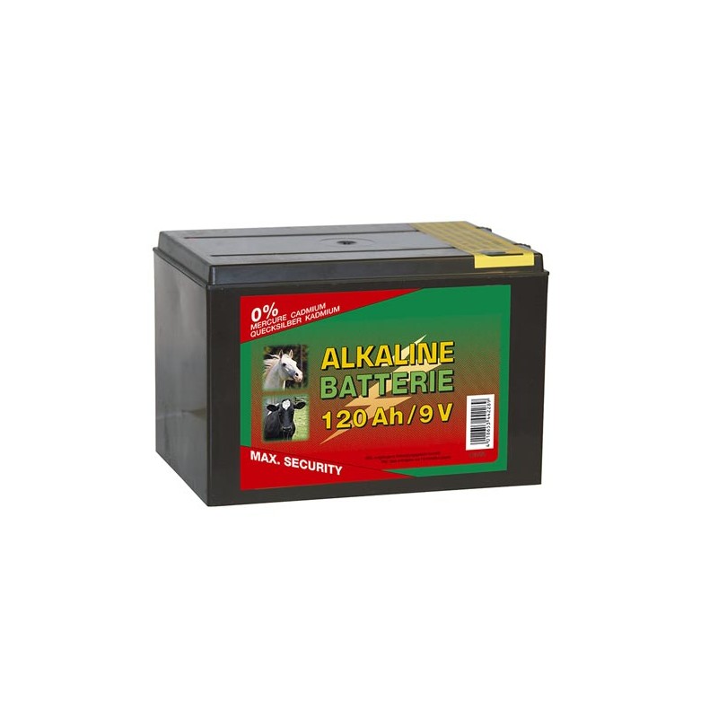 Alkaline-batterij 120Ah, kleine behuizing