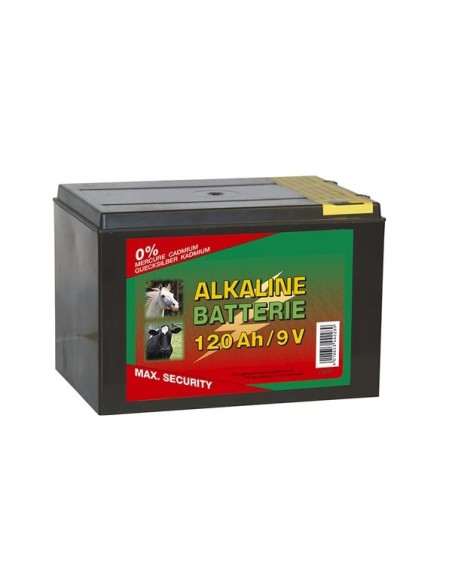Alkaline-batterij 120Ah, kleine behuizing