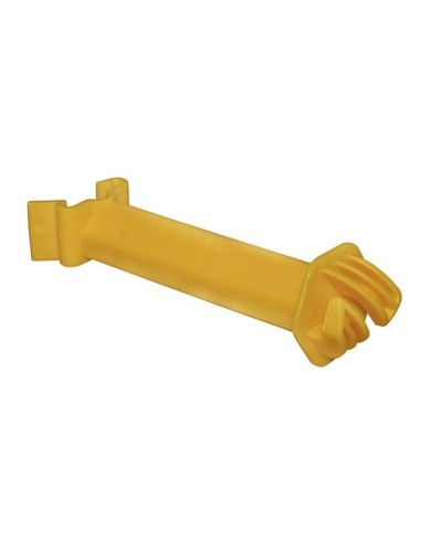 Isolateur écarteur 12,5cm jaune pour T-Post (25 Pièce)