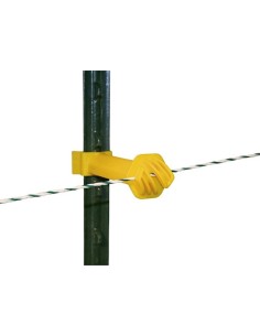 Distance insulator T-post yellow,  12,5 cm, 25 pcs 2