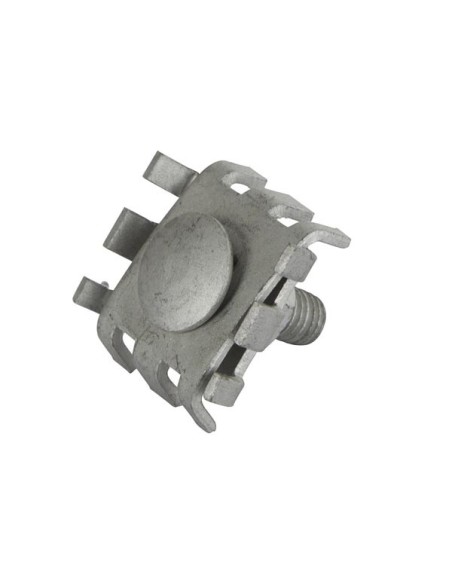 Wire connecting clamp, galvanized, 10 pcs